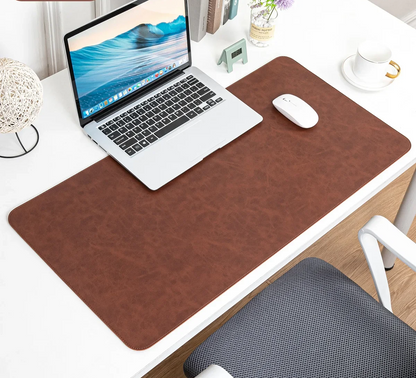 Experience Ultimate Comfort and Precision with Our Waterproof PU Leather Desk Pad - Large Non-Slip Mousepad for Your Computer and Laptop